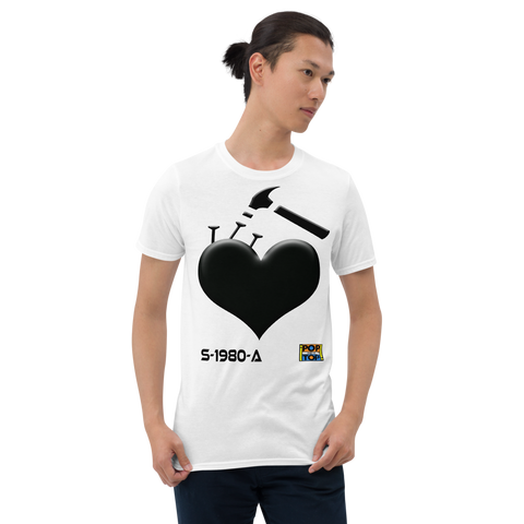 S-1980-A - Squeeze - Another Nail In My Heart - Short-Sleeve Unisex T-Shirt - By Pop On The Top