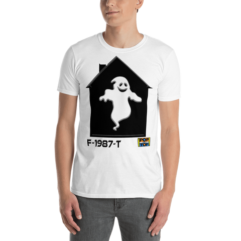 F-1987-T - Fall - There's A Ghost In My House - Short-Sleeve Unisex T-Shirt - By Pop On The Top