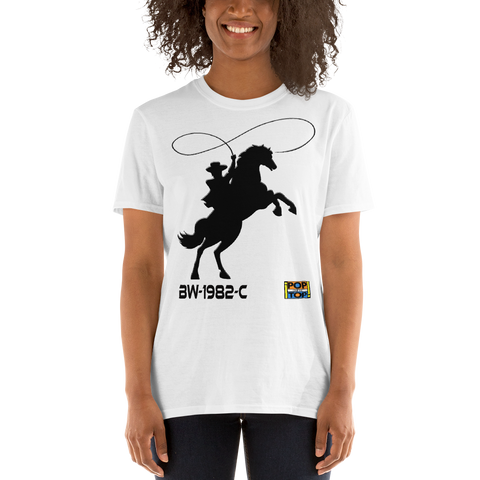 BW-1982-C - Bow Wow Wow - Cowboy - Short-Sleeve Unisex T-Shirt - By Pop On The Top