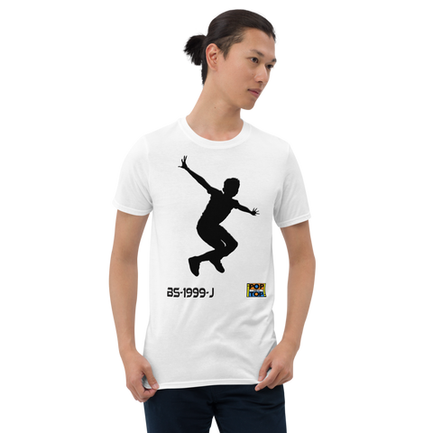 BS-1999-J - Bus Stop - Jump - Short-Sleeve Unisex T-Shirt - By Pop On The Top