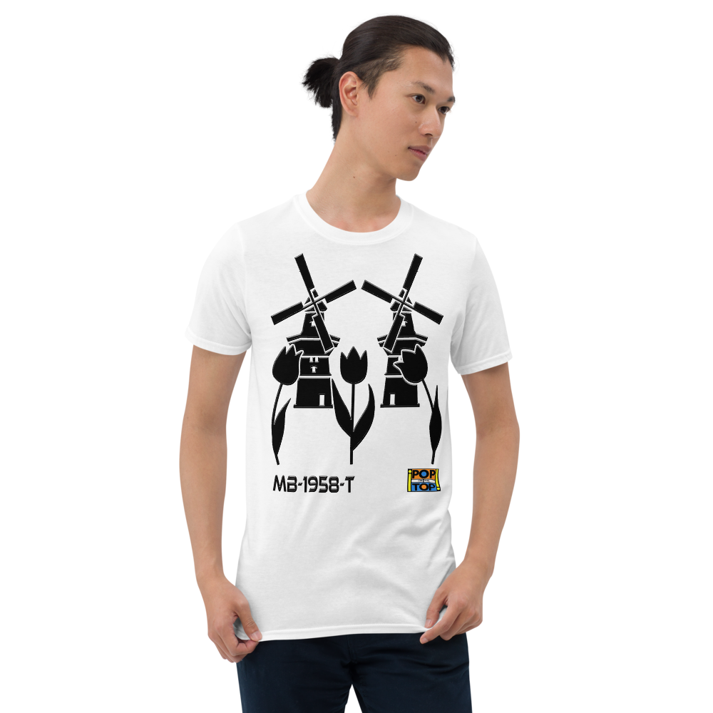 MB-1958-T - Max Bygraves - Tulips From Amsterdam - Short-Sleeve Unisex T-Shirt - By Pop On The Top