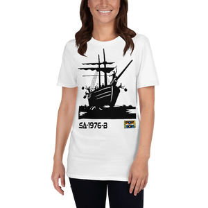 SA-1976-B - Sensational Alex Harvey Band - Boston Tea Party - Short-Sleeve Unisex T-Shirt - By Pop On The Top