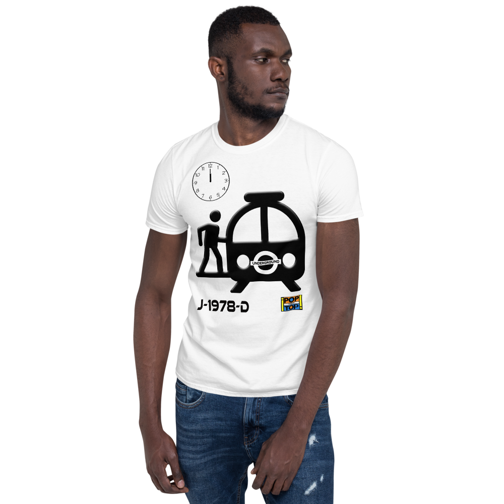 J-1978-D - Jam - Down in the Tube Station at Midnight - Short-Sleeve Unisex T-Shirt - By Pop On The Top