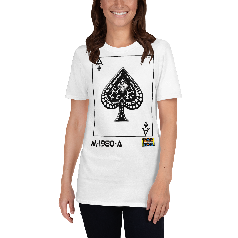 M-1980-A - Motorhead - Ace Of Spades - Short-Sleeve Unisex T-Shirt - By Pop On The Top