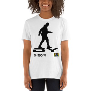 S-1990-W - Sybil - Walk On By - Short-Sleeve Unisex T-Shirt - By Pop On The Top
