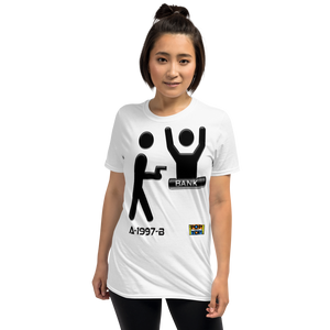 A-1997-B - Audioweb - Bankrobber - Short-Sleeve Unisex T-Shirt - By Pop On The Top